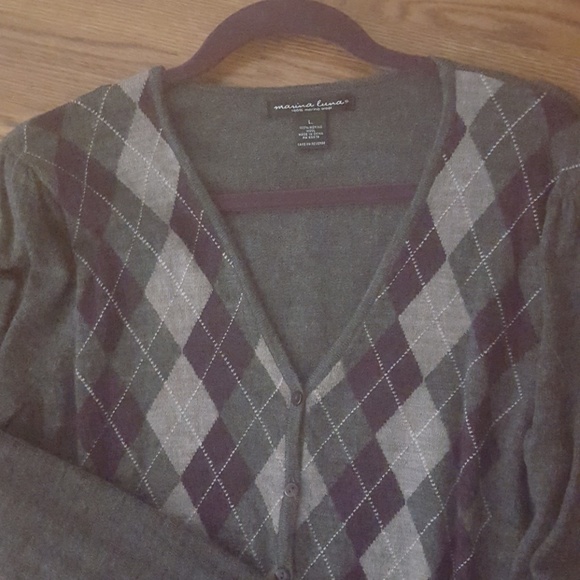 NWOT 100% Merino Wool Cardigan - Picture 5 of 6